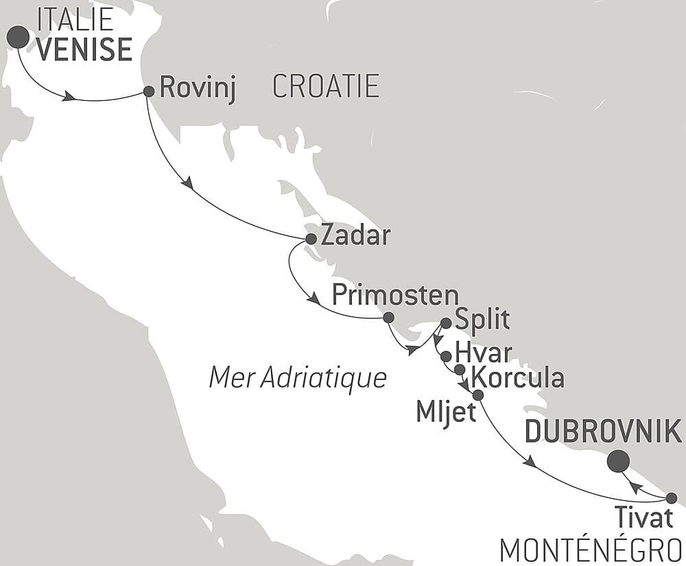 Merveilles naturelles et joyaux culturels de Dalmatie null