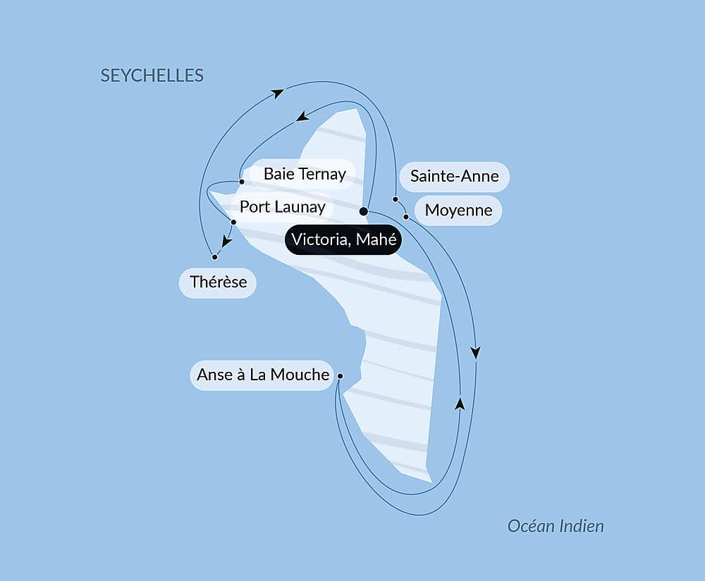 Les Seychelles sous les voiles du Spirit of Ponant  null