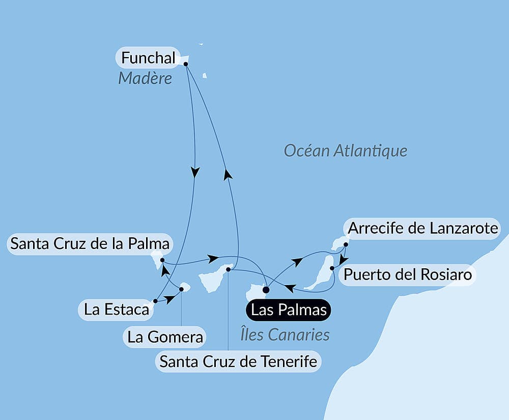 Îles volcaniques et cités historiques de l’Atlantique Nord